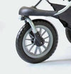 Innopet Buggy Comfort EFA ECO Front Wheel Incl. Holder-Pet Stroller Replacement Part-Innopet- Silver Circle Pets