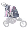 Innopet Buggy Comfort Replacement Fabric + Basket-Pet Stroller Replacement Part-Innopet- Silver Circle Pets