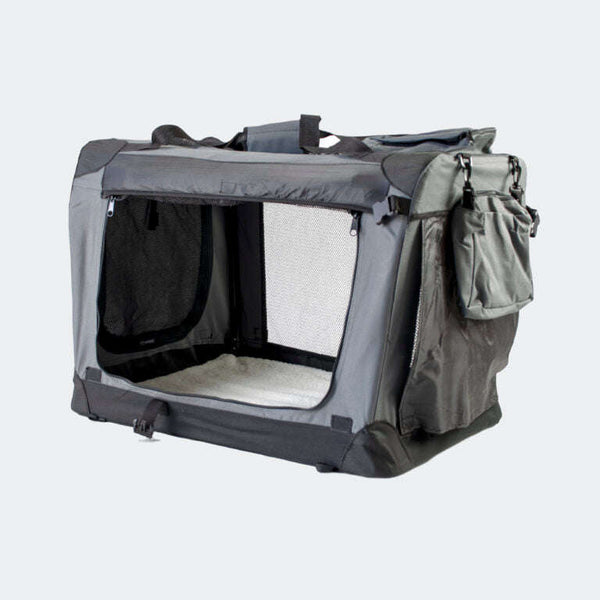 InnoPet Carrier All In One Crate-Pet Accessories-Innopet- Silver Circle Pets