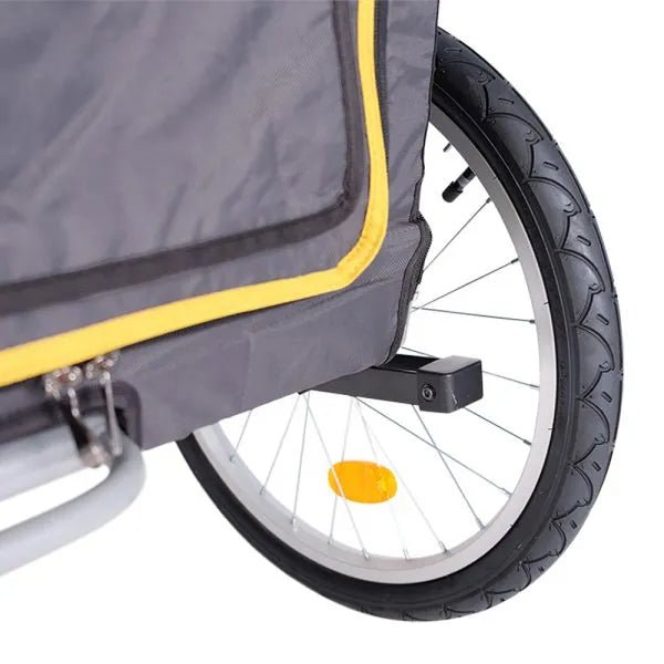 Innopet Hercules 2.0 XL Dog Stroller & Trailer with Free Rain Cover-Pet Strollers-Innopet- Silver Circle Pets