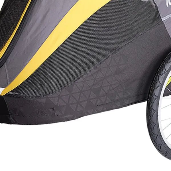 Innopet Hercules 2.0 XL Dog Stroller & Trailer with Free Rain Cover-Pet Strollers-Innopet- Silver Circle Pets