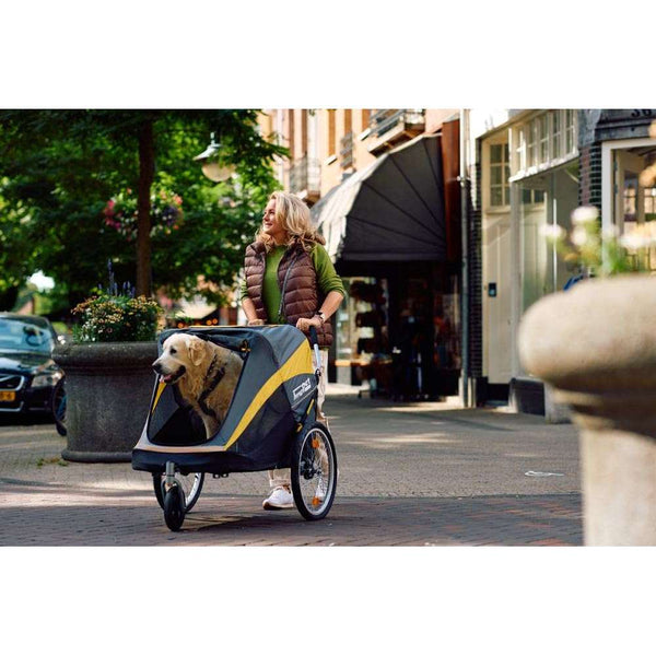 Innopet Hercules 2.0 XL Dog Stroller & Trailer with Free Rain Cover-Pet Strollers-Innopet- Silver Circle Pets