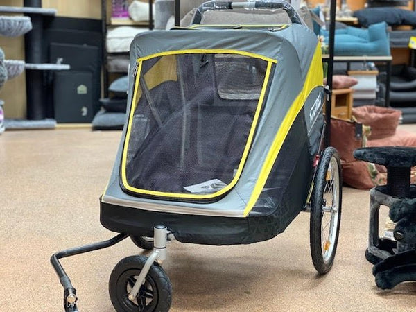 Innopet Hercules 2.0 XL Dog Stroller & Trailer with Free Rain Cover-Pet Strollers-Innopet- Silver Circle Pets
