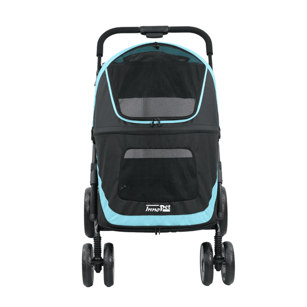 InnoPet Mamut XL Dog Pram with Free Rain Cover + Organiser-Pet Strollers-Innopet- Silver Circle Pets