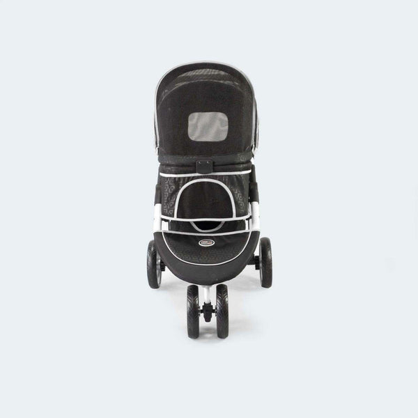InnoPet Monaco Dog Pram With Free Rain Cover-Dog Stroller-InnoPet- Silver Circle Pets