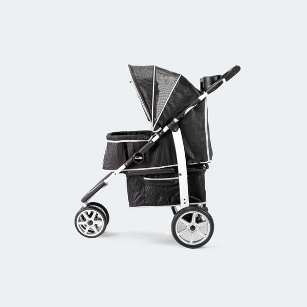 InnoPet Monaco Dog Pram With Free Rain Cover-Dog Stroller-InnoPet- Silver Circle Pets