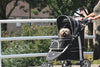 InnoPet Monaco Dog Pram With Free Rain Cover-Dog Stroller-InnoPet- Silver Circle Pets