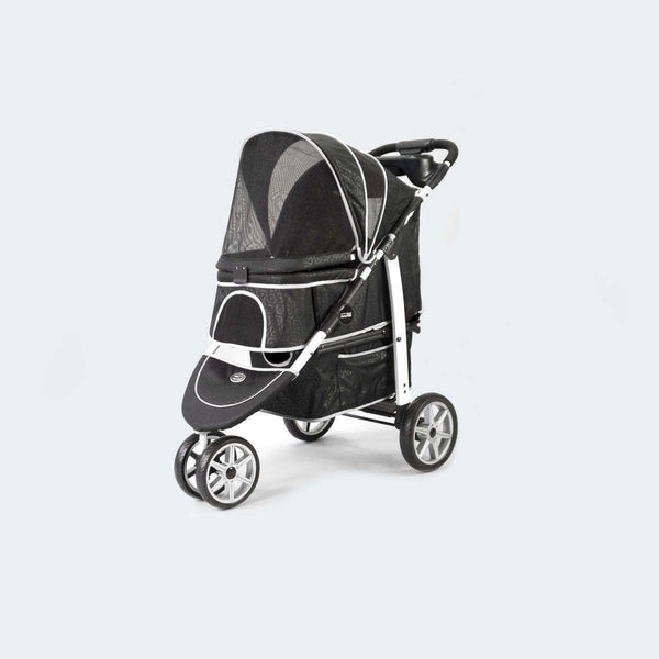 InnoPet Monaco Dog Pram With Free Rain Cover-Dog Stroller-InnoPet- Silver Circle Pets