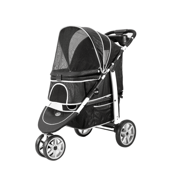 InnoPet Monaco Dog Pram With Free Rain Cover-Dog Stroller-InnoPet- Silver Circle Pets