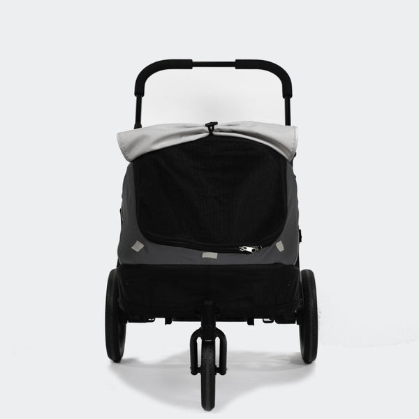 InnoPet Noah Dog Stroller, Bike Trailer & Travel Crate-Pet Strollers-Innopet- Silver Circle Pets