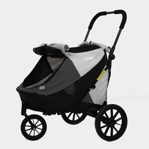 InnoPet Noah Dog Stroller, Bike Trailer & Travel Crate-Pet Strollers-Innopet- Silver Circle Pets