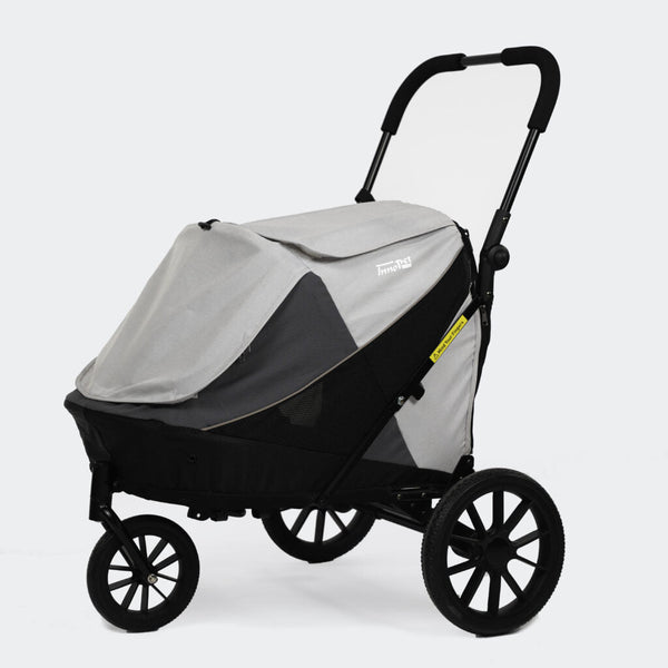 InnoPet Noah Dog Stroller, Bike Trailer & Travel Crate-Pet Strollers-Innopet- Silver Circle Pets