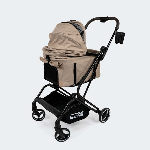 InnoPet Nomad 3-in-1 Pet Stroller Travel System-Pet Strollers-InnoPet- Silver Circle Pets