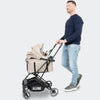 InnoPet Nomad 3-in-1 Pet Stroller Travel System-Pet Strollers-InnoPet- Silver Circle Pets