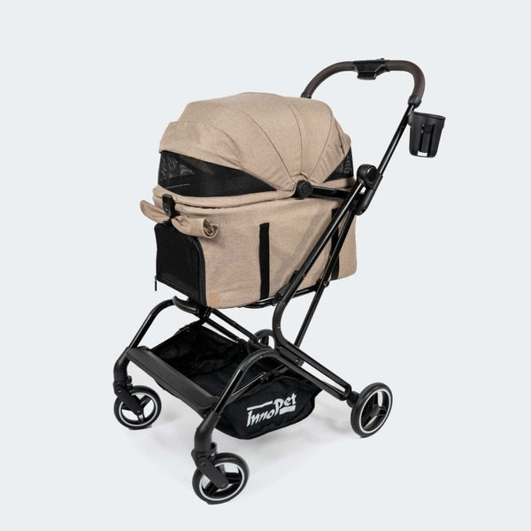 InnoPet Nomad 3-in-1 Pet Stroller Travel System-Pet Strollers-InnoPet- Silver Circle Pets