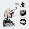 InnoPet Nomad 3-in-1 Pet Stroller Travel System-Pet Strollers-InnoPet- Silver Circle Pets