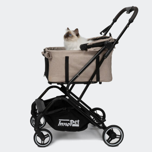 InnoPet Nomad 3-in-1 Pet Stroller Travel System-Pet Strollers-InnoPet- Silver Circle Pets