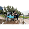 InnoPet Sporty Evolution V2.0 Dog Pram & Dog Bike Trailer with Free Rain Cover-Pet Strollers-Innopet- Silver Circle Pets