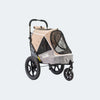 InnoPet Sporty Evolution V2.0 Dog Pram & Dog Bike Trailer with Free Rain Cover-Pet Strollers-Innopet- Silver Circle Pets