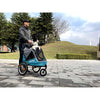 InnoPet Sporty Evolution V2.0 Dog Pram & Dog Bike Trailer with Free Rain Cover-Pet Strollers-Innopet- Silver Circle Pets