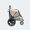 InnoPet Sporty Evolution V2.0 Dog Pram & Dog Bike Trailer with Free Rain Cover-Pet Strollers-Innopet- Silver Circle Pets