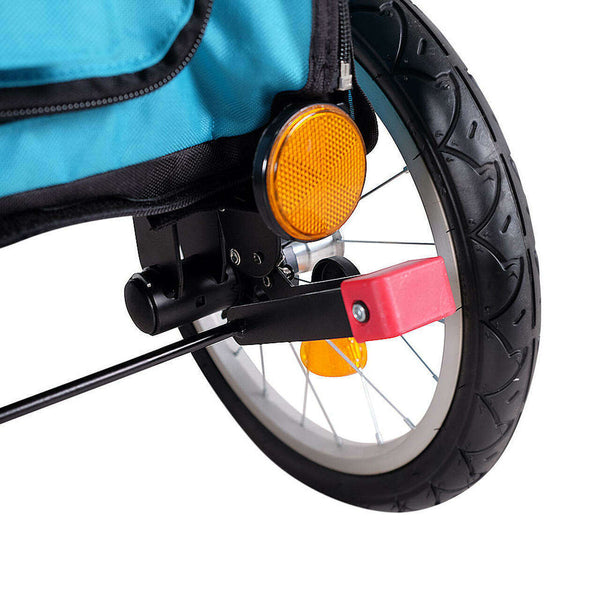 InnoPet Sporty Evolution V2.0 Dog Pram & Dog Bike Trailer with Free Rain Cover-Pet Strollers-Innopet- Silver Circle Pets