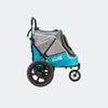 InnoPet Sporty Evolution V2.0 Dog Pram & Dog Bike Trailer with Free Rain Cover-Pet Strollers-Innopet- Silver Circle Pets