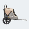 InnoPet Sporty Evolution V2.0 Dog Pram & Dog Bike Trailer with Free Rain Cover-Pet Strollers-Innopet- Silver Circle Pets