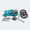 InnoPet Sporty Evolution V2.0 Dog Pram & Dog Bike Trailer with Free Rain Cover-Pet Strollers-Innopet- Silver Circle Pets