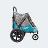 InnoPet Sporty Evolution V2.0 Dog Pram & Dog Bike Trailer with Free Rain Cover-Pet Strollers-Innopet- Silver Circle Pets