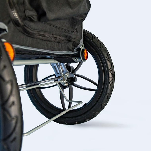 InnoPet Sporty EVR Dog Stroller & Bike Trailer | Free Rain Cover + Tow Bar-Pet Strollers-Innopet- Silver Circle Pets