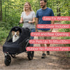 InnoPet Sporty EVR Dog Stroller & Bike Trailer | Free Rain Cover + Tow Bar-Pet Strollers-Innopet- Silver Circle Pets