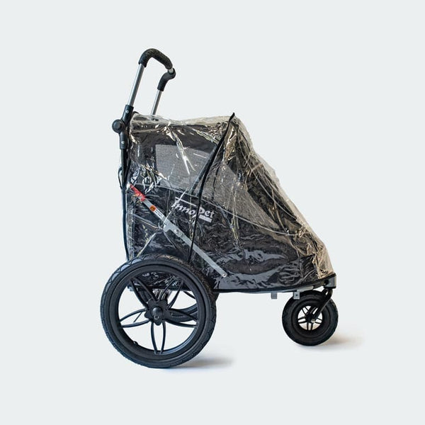 InnoPet Sporty EVR Dog Stroller & Bike Trailer | Free Rain Cover + Tow Bar-Pet Strollers-Innopet- Silver Circle Pets