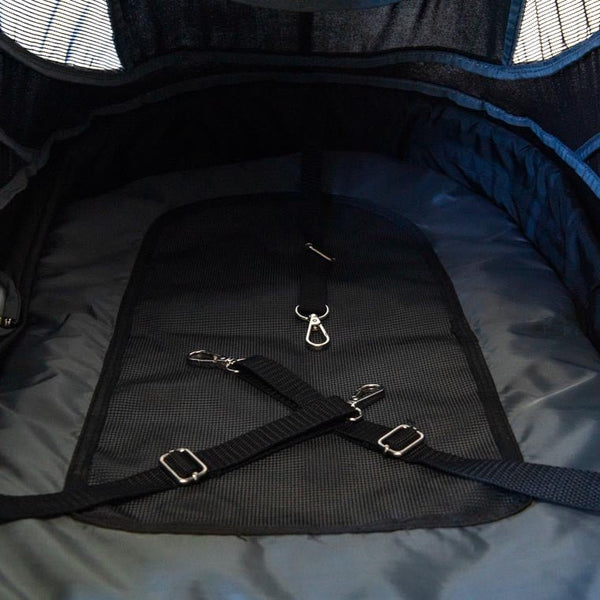 InnoPet Sporty EVR Dog Stroller & Bike Trailer | Free Rain Cover + Tow Bar-Pet Strollers-Innopet- Silver Circle Pets