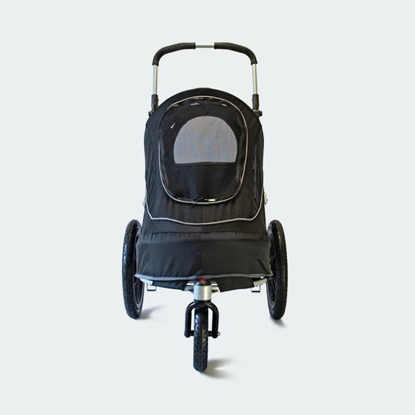 InnoPet Sporty EVR Dog Stroller & Bike Trailer | Free Rain Cover + Tow Bar-Pet Strollers-Innopet- Silver Circle Pets