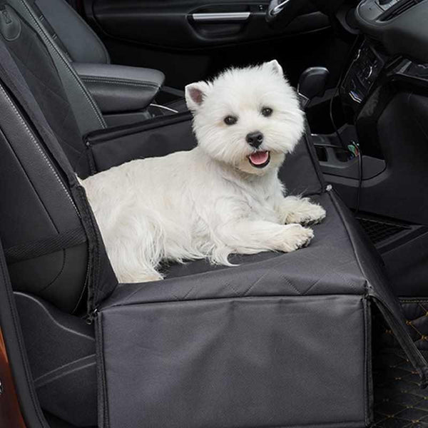 Julibee Bucket Dog Car Booster-Dog Car Seat-Julibees- Silver Circle Pets