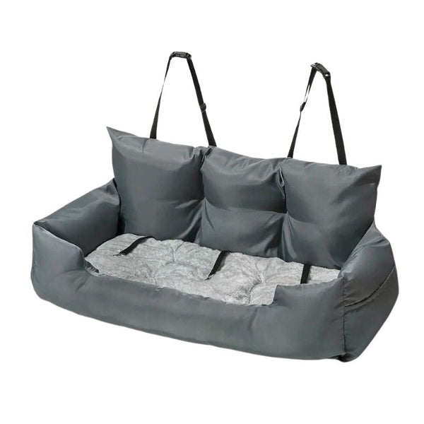 Julibee Vibrant Waterproof Large Dog Car Seat-Dog Car Seat-Julibees- Silver Circle Pets