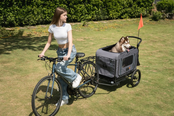 FikaGO King + Queen Pet Wagon | 3-in-1 Wagon & Kennel & Bike Trailer