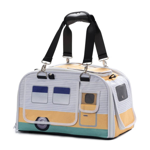 Kittyrama Waterproof Cat Carrier & Hideaway | Airline-Approved-Cat Carrier-Kittyrama- Silver Circle Pets
