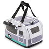 Kittyrama Waterproof Cat Carrier & Hideaway | Airline-Approved-Cat Carrier-Kittyrama- Silver Circle Pets