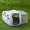 Kittyrama Waterproof Cat Carrier & Hideaway | Airline-Approved-Cat Carrier-Kittyrama- Silver Circle Pets