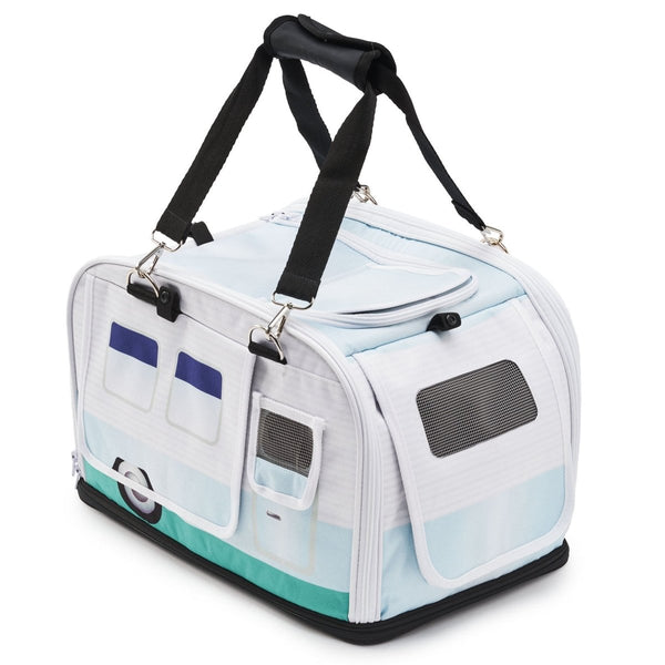 Kittyrama Waterproof Cat Carrier & Hideaway | Airline-Approved-Cat Carrier-Kittyrama- Silver Circle Pets
