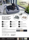 Laboni Orthopaedic Dog Bed Smooth-Dog Bed-Laboni- Silver Circle Pets