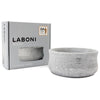 Laboni Soapstone Dog & Cat Bowl Rocky-Pet Bowls, Feeders & Waterers-Laboni- Silver Circle Pets