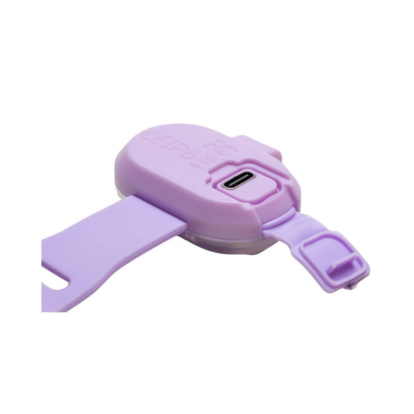 Max & Molly Matrix 2.0 Ultra LED Dog Collar Safety Light | USB-C Rechargeable-Pet Accessories-Max & Molly- Silver Circle Pets