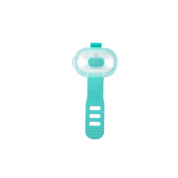 Max & Molly Matrix 2.0 Ultra LED Dog Collar Safety Light | USB-C Rechargeable-Pet Accessories-Max & Molly- Silver Circle Pets