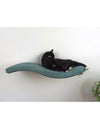 Cat's Atelier Metal Base Cat Wall Shelf WAVE | 75 cm Symmetrical Right