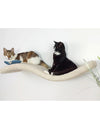 Cat's Atelier Metal Base Cat Wall Shelf WAVE | 75 cm Symmetrical Right