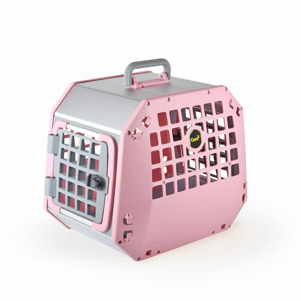 MIMSafe Care2 Hard-Shell Pet Carrier & Car Seat | Crash Tested | 2-in-1 | Medium-Pet Carrier-MIMSafe- Silver Circle Pets