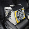 MIMSafe Care2 Hard-Shell Pet Carrier & Car Seat | Crash Tested | 2-in-1 | Medium-Pet Carrier-MIMSafe- Silver Circle Pets